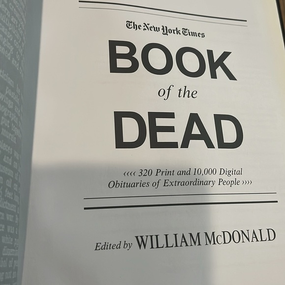 The New York Times Book of the Dead - Picture 3 of 3